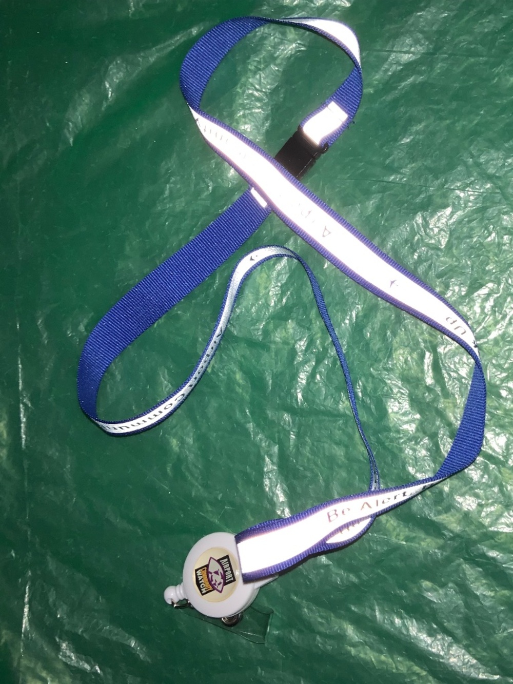 NY & NJ Port Authority Airport Community Watch Program Official Lanyard Strap
